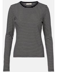 Nili Lotan - Simone Striped Cotton Jersey T-Shirt - Lyst