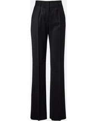 Max Mara - Cannes Virgin Wool Straight Pants - Lyst