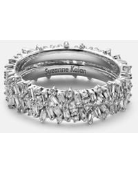Suzanne Kalan - Icon Mini 18Kt Tech Ring Jackets With Diamonds - Lyst