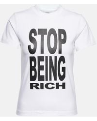 Vetements - Slogan Cotton T-Shirt - Lyst