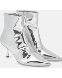 Jonathan Simkhai - Saanvi Metallic Leather Ankle Boots - Lyst