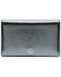 Gucci - Gg Marmont Leather Wallet On Chain - Lyst