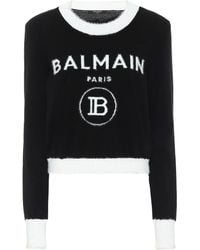 balmain jumper white