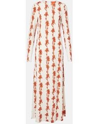 La DoubleJ - Floral Maxi Dress - Lyst