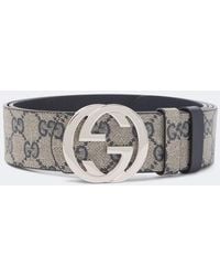 Gucci - Gg Canvas Reversible Belt - Lyst