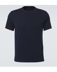 Prada - Cotton-Blend Jersey T-Shirt - Lyst