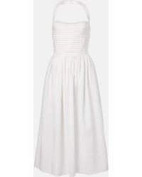 Markarian - Midikleid Leia Aus Baumwolle - Lyst