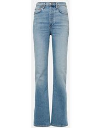 RE/DONE - High-Rise Bootcut Jeans 70s - Lyst