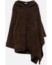 Alaïa - Cotton Terry Hoodie - Lyst