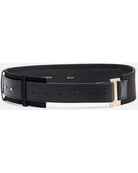 Victoria Beckham - Wide Leather Belt - Lyst