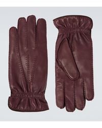 Brunello Cucinelli - Leather Gloves - Lyst