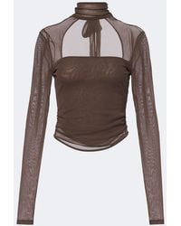Lemaire - Mesh Turtleneck Top - Lyst