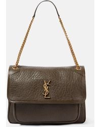 Saint Laurent - Schultertasche Niki Large Aus Leder - Lyst