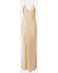 Isabel Marant - Nevana Satin Slip Dress - Lyst