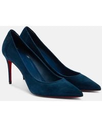 Christian Louboutin - Sporty Kate 85 Suede Pumps - Lyst