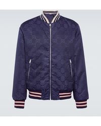 Gucci - Interlocking Logo Bomber Jacket - Lyst