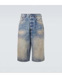 Acne Studios - Shorts Di Jeans A Vita Bassa - Lyst