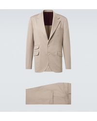Brunello Cucinelli - Cotton And Cashmere Suit - Lyst
