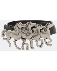 Chloé - Running Horses Leather Belt - Lyst