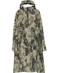Canada Goose Field Poncho Raincoat - Green