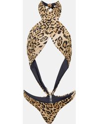 Reina Olga - Showpony Leopard-print Swimsuit - Lyst