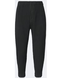 Homme Plissé Issey Miyake - Monthly Colors: August Pleated Tapered Pants - Lyst