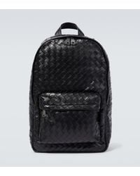 Bottega Veneta - Intrecciato Leather Backpack - Lyst