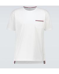 Thom Browne - Short-Sleeved Cotton T-Shirt - Lyst