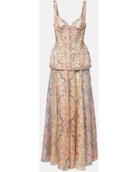 Zimmermann - Rebellion Corded Maxi Dress - Lyst
