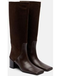 Alaïa - 55 Leather Knee-High Boots - Lyst