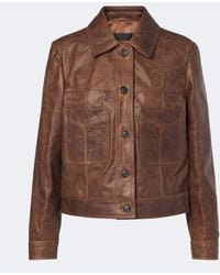 Nili Lotan - Susannah Leather Jacket - Lyst