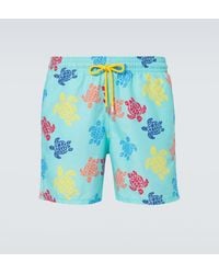 Vilebrequin - X Falke Moorea Printed Swim Trunks - Lyst