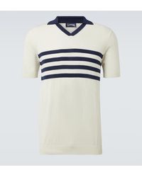 Vilebrequin - Striped Cotton Polo Shirt - Lyst