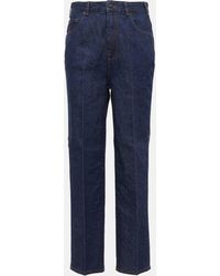 Loro Piana - High-rise Straight-leg Jeans - Lyst