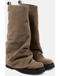 The Attico - 'Robin' Boots With Logo Plaque On The Rear And Pull-Tab - Lyst