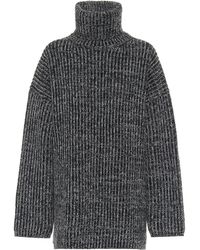 Acne Studios Rollkragenpullover aus Wolle - Grau