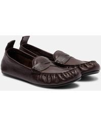 Acne Studios - Loafers Aus Leder - Lyst