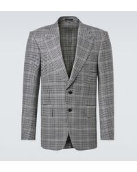Tom Ford - Checked Wool-Blend Suit Jacket - Lyst