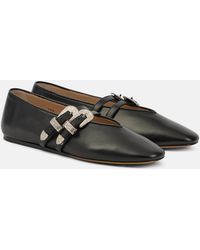 Le Monde Beryl - Claudia Leather Ballet Flats - Lyst