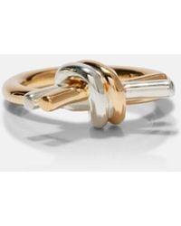 Bottega Veneta - Knot-Plated Sterling Ring - Lyst