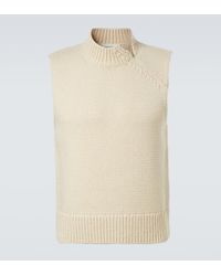 Dries Van Noten - Wool And Cashmere Sweater Vest - Lyst