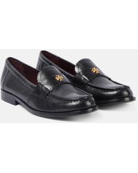 Tory Burch - Embellished Leather Loafers - Lyst
