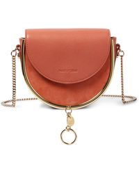 See By Chloé See By Chloe Schultertasche Mara Mini aus Leder - Pink