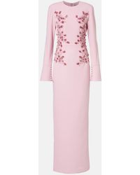 Rebecca Vallance - Robe Longue Lulee A Fleurs Et Ornements - Lyst