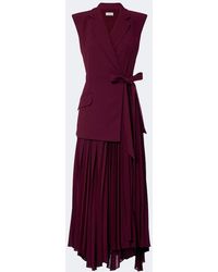 Jonathan Simkhai - Helena Crepe Midi Dress - Lyst