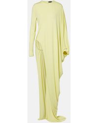 Tom Ford - Asymmetric Crepe Jersey Maxi Dress - Lyst
