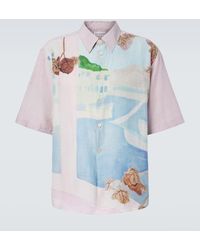 Our Legacy - Beyond Cotton And Silk Bowling Shirt - Lyst