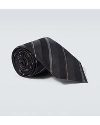 Brunello Cucinelli - Striped Silk Tie - Lyst