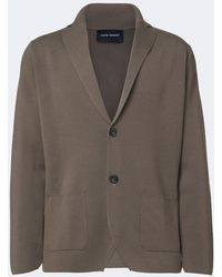 Thom Sweeney - Knitted Wool Blazer - Lyst