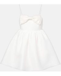 Self-Portrait - Verziertes Minikleid Aus Taft - Lyst